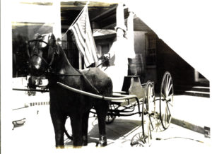 Our famous horse and buggy (where our logo came from) first showed up in the 1960’s.